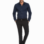 Men’s Solid Slim Fit Formal Shirt